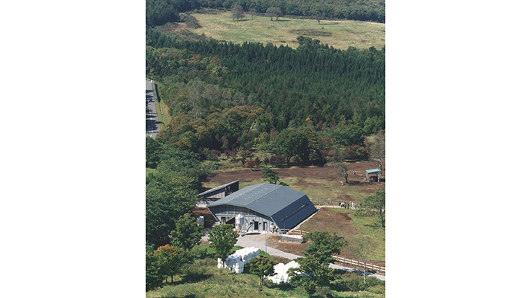 安比高原牧場牛舎